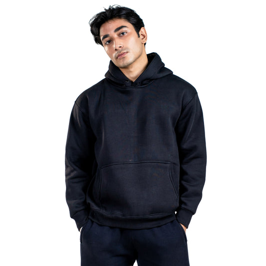 Oversized Heavyweight Hoodie | Eclipse Black