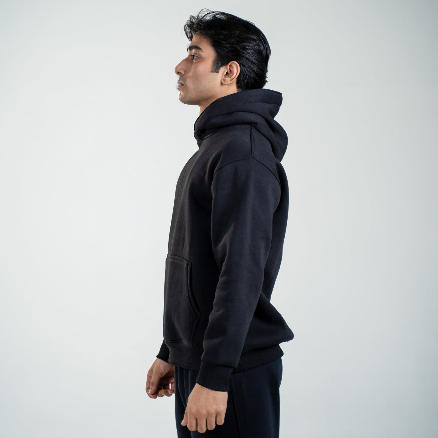 Oversized Heavyweight Hoodie | Eclipse Black