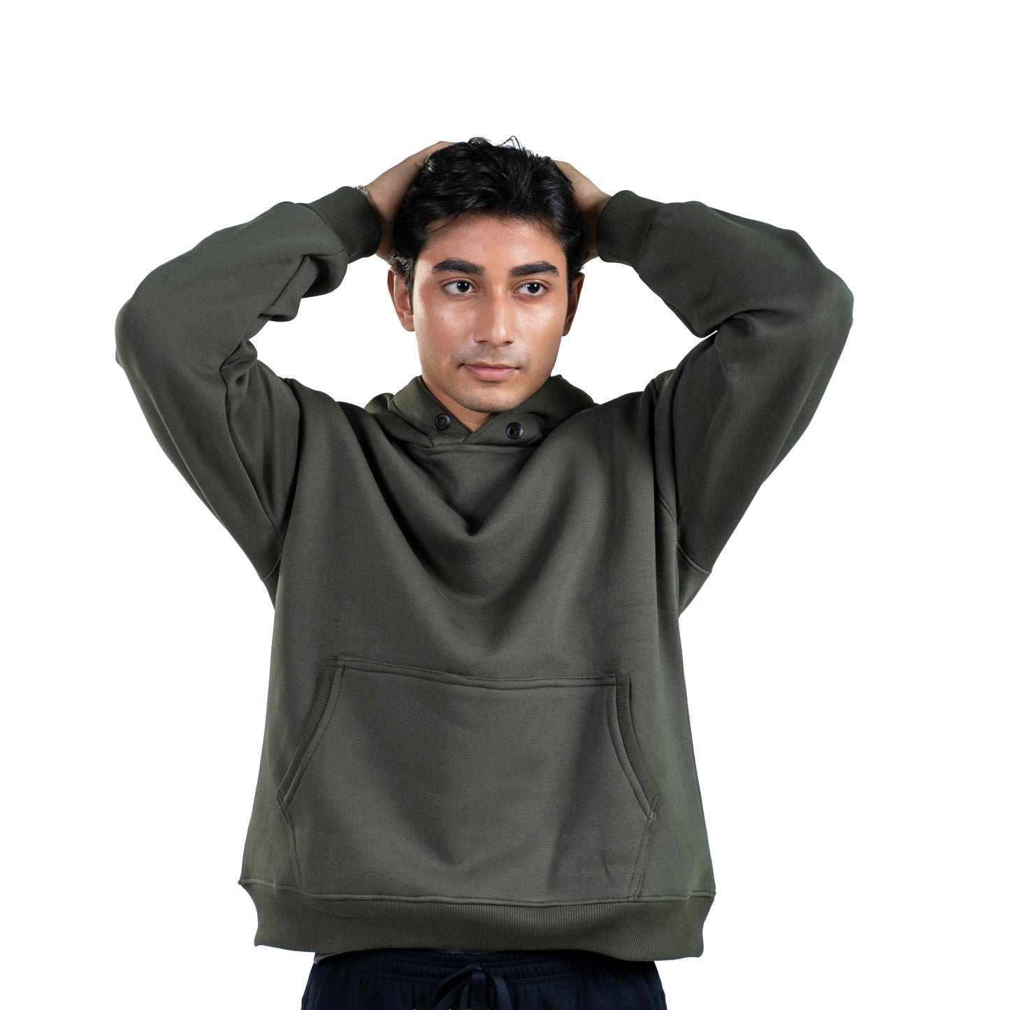 Oversized Heavyweight Hoodie | Forest Olive