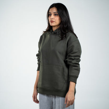 Oversized Heavyweight Hoodie | Forest Olive