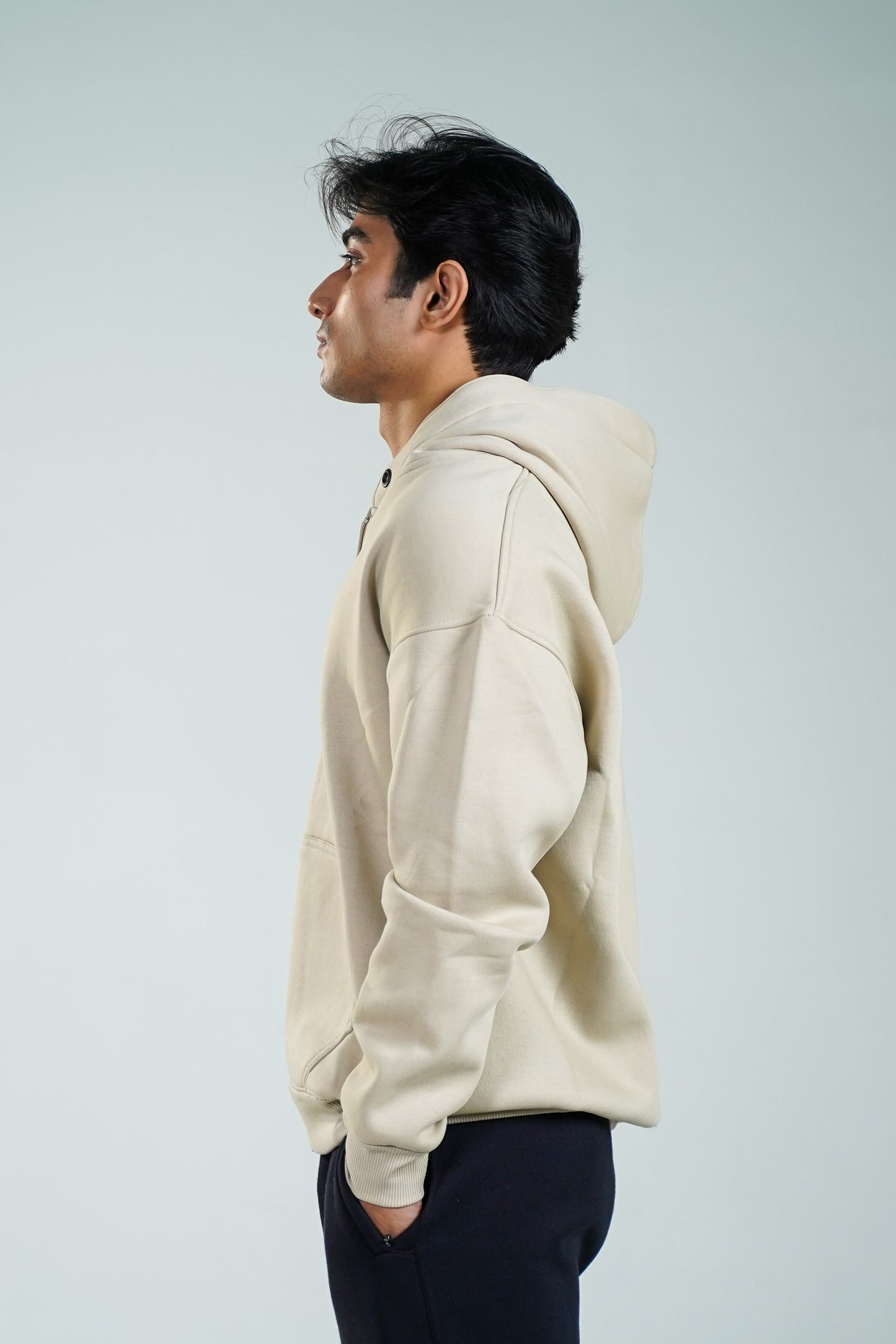 Oversized Heavyweight Hoodie | Pearl Beige