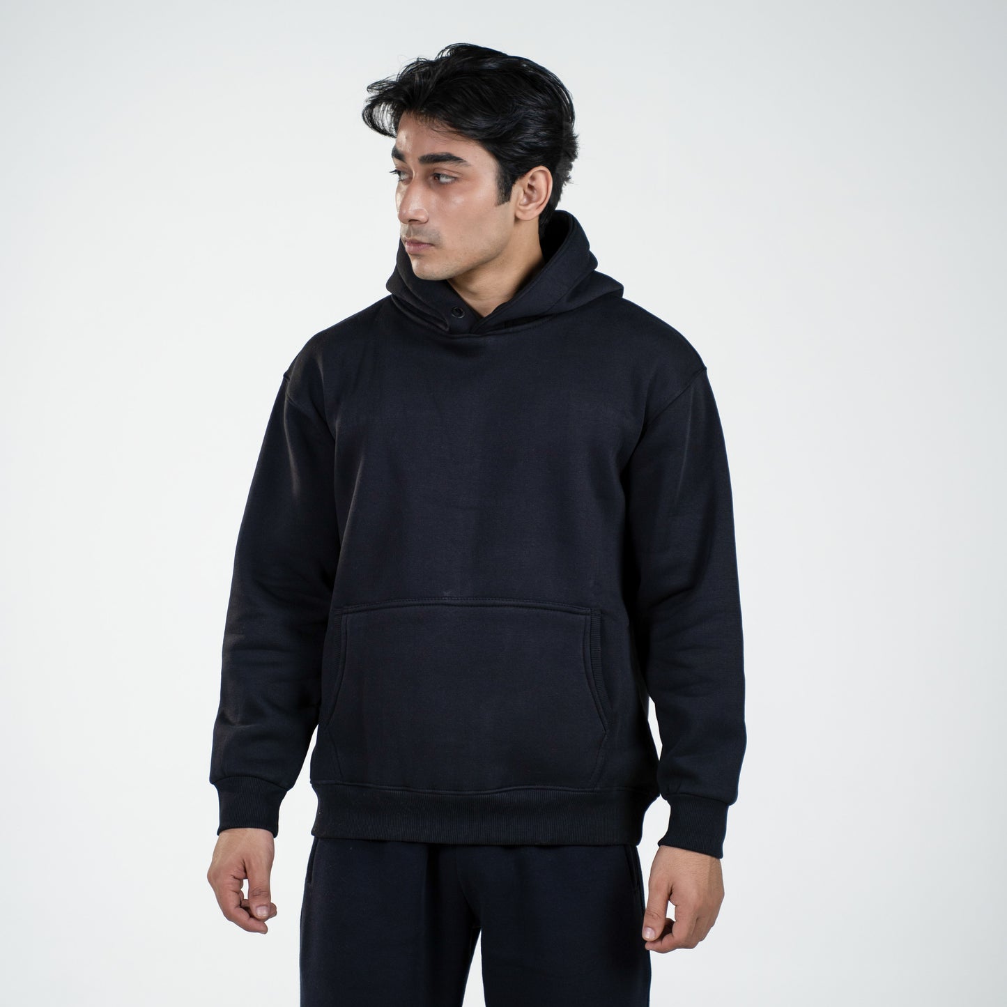 Oversized Heavyweight Hoodie | Eclipse Black
