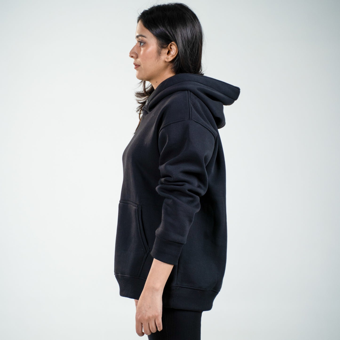 Oversized Heavyweight Hoodie | Eclipse Black
