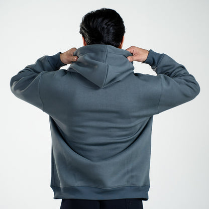 Oversized Heavyweight Hoodie| Steel Blue
